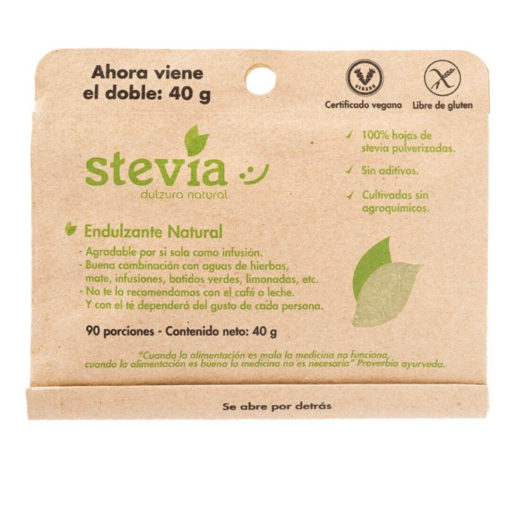 Stevia en hojas