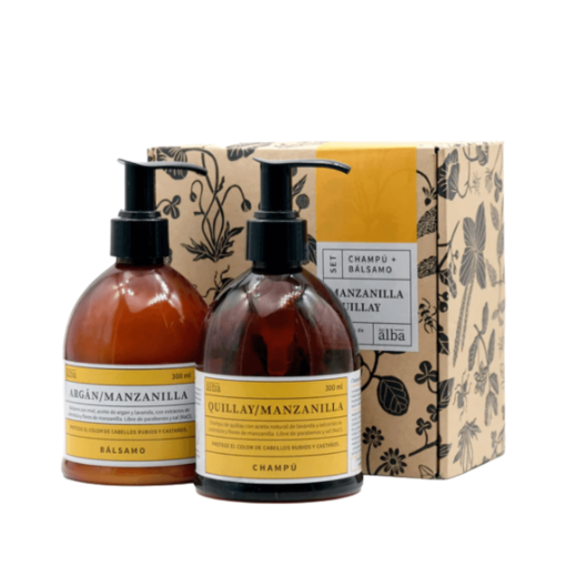 Shampoo/ Bálsamo manzanilla quillay
