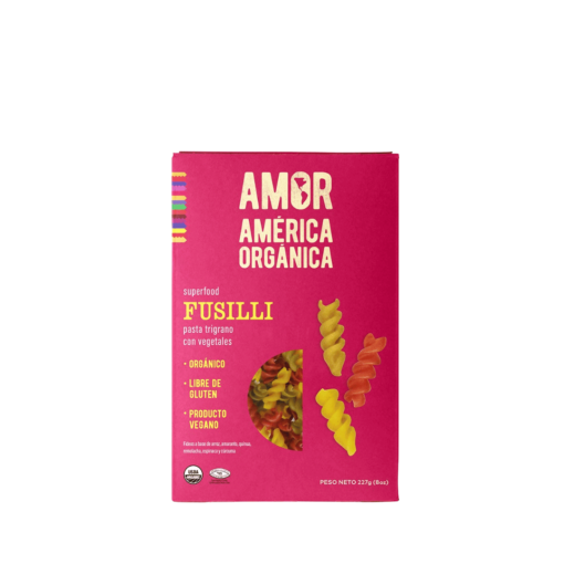Pasta Fusilli Trigrano con vegetales